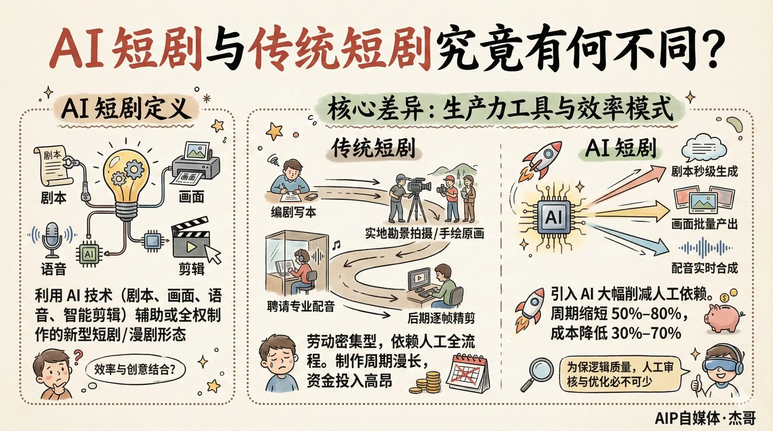 AI短剧漫剧生成神器 一键生成高清短剧教程网盘