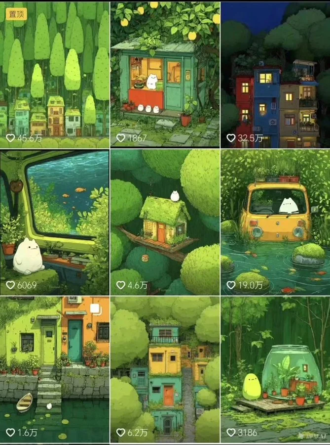 宫崎骏风格宠物简史AI治愈系涨粉变现教程资源