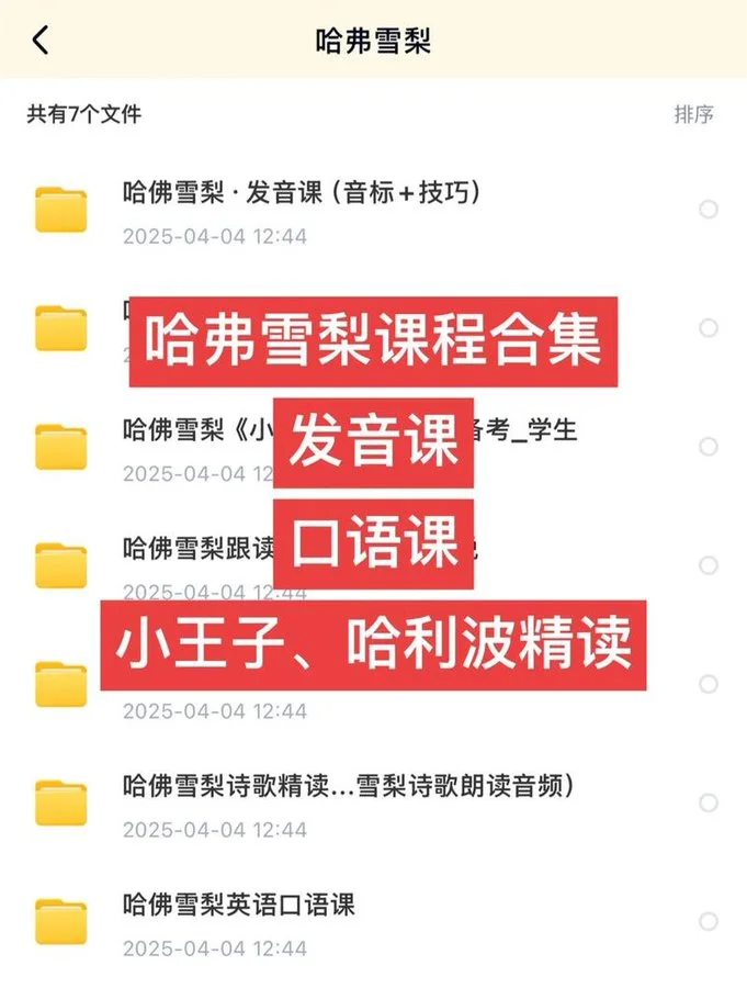 英语名师雪梨三合一逆袭发音课全套资源